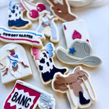 Detailed Ridding Saddle Cowboy Carter Stamp and Cutter