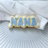 Nana with daisies debosser and cutter
