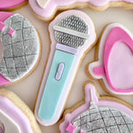 Microphone debosser and cutter