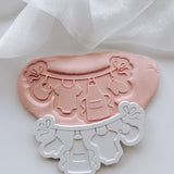 Baby Q BBQ hanger stamp and cutter