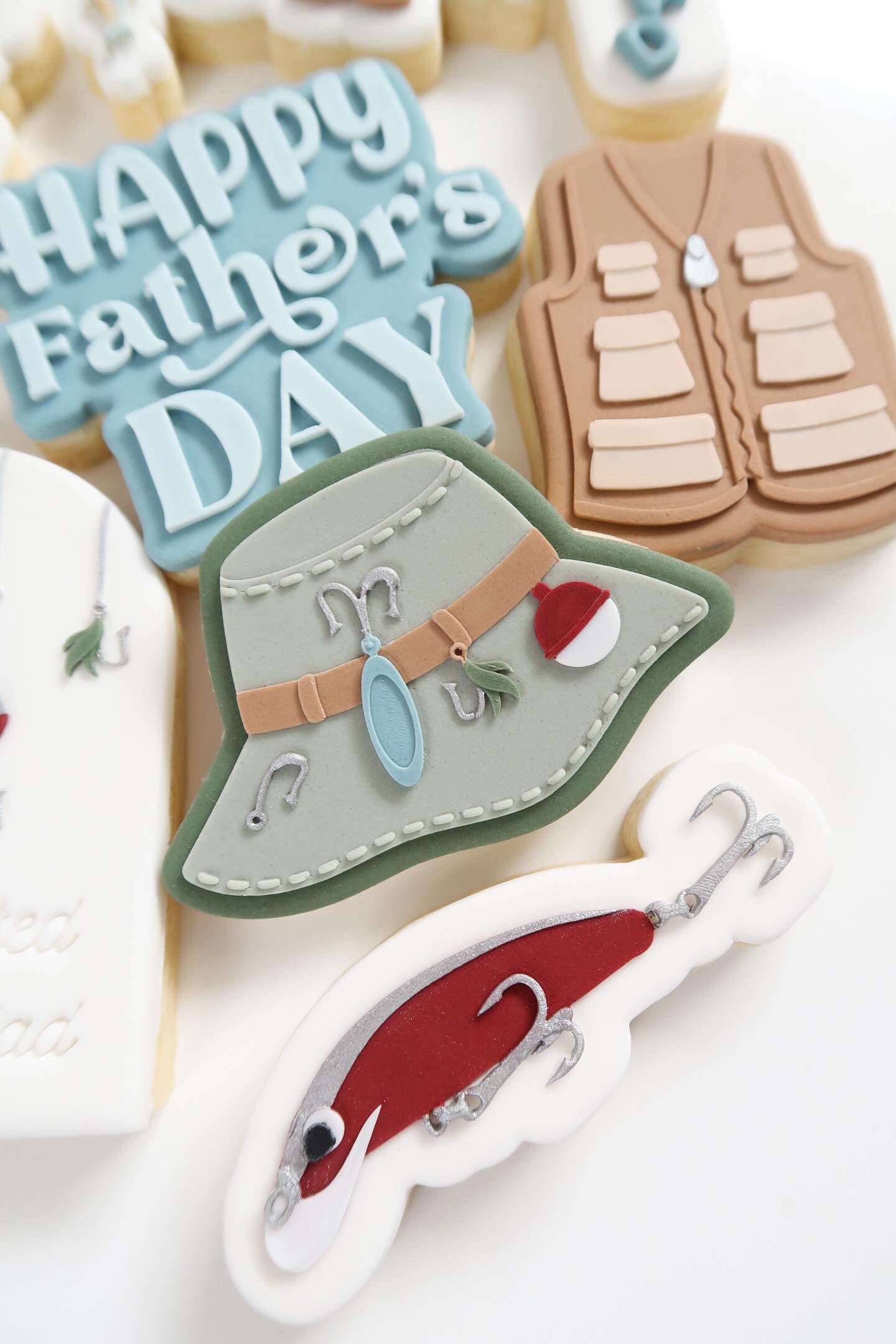 Fishing hat stamp and cutter