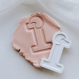 1 with motorbike helmet stamp and cutter