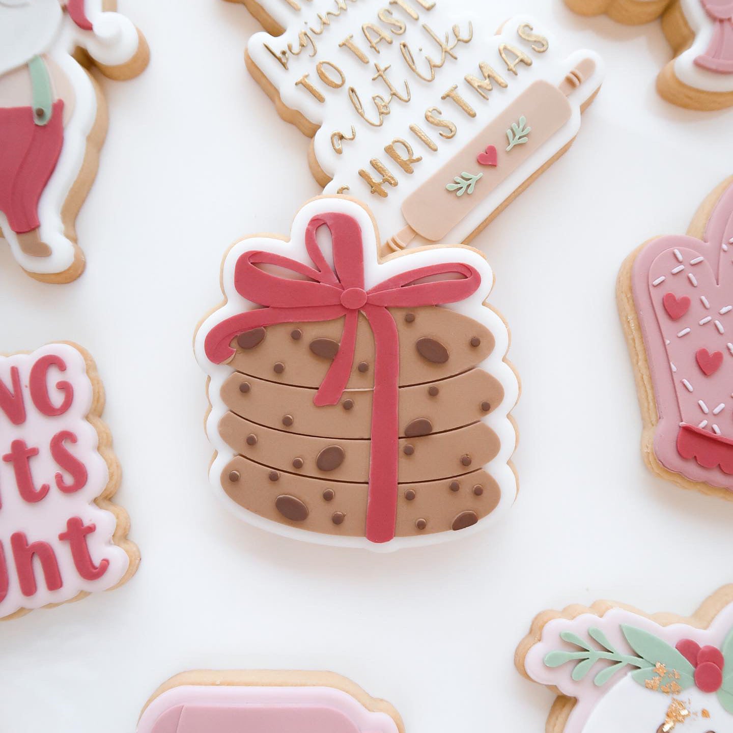 Santa’s cookie stack debosser and cutter