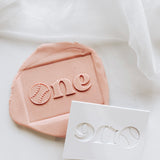 Baseball O for ONE stamp and cutter