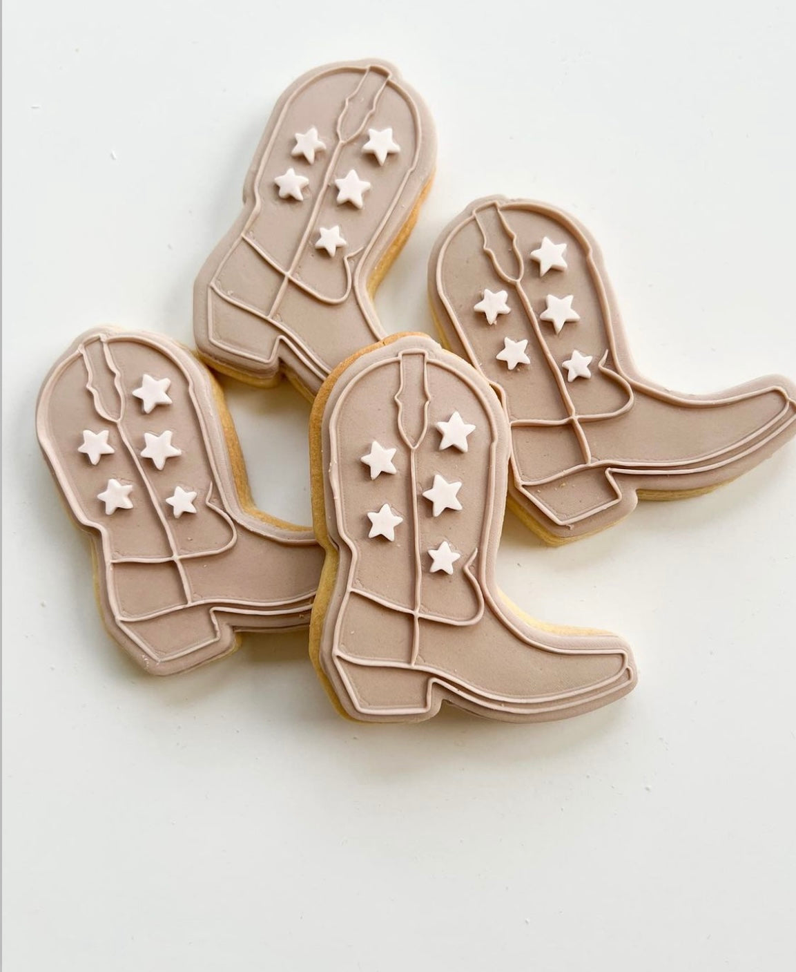 Cowgirl boot pop cookie stamp and cutter