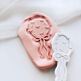 Balloon with bows stamp and cutter