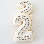 Train Themed Number 2 Cookie Stamp & Cutter
