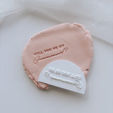 Blank calendar arch set of 8 including 7 embosser phrases