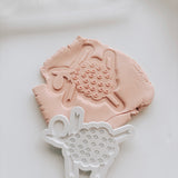 Colourful sheep from Where is the Green sheep stamp and cutter set of 4