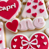 ONE with heart "o" stamp and cutter
