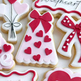 Heart themed party hat stamp and cutter