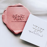 Beary first birthday stamp plate only