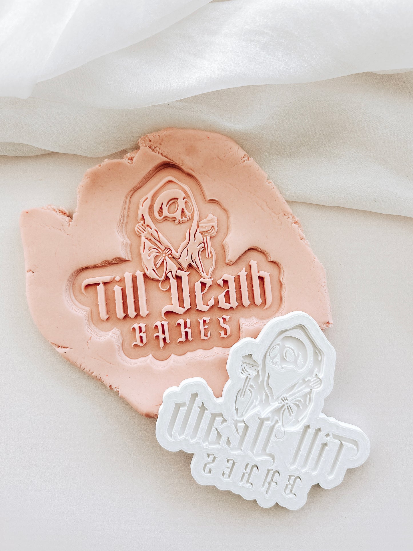 CUSTOM logo cookie stamp