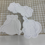 Odd Bunch-bauble with bow, bon bon with bow & gingerbread themed mug