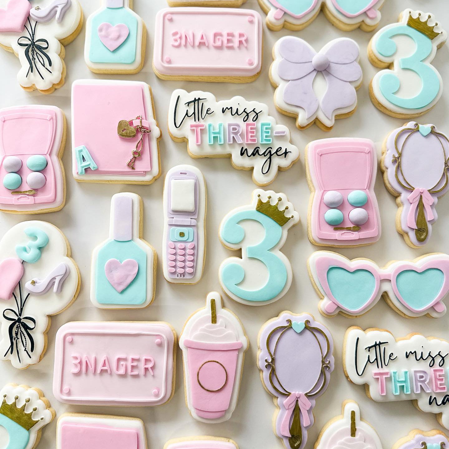 Little miss Three-nager stamp and cutter