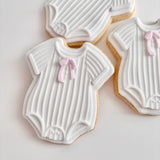 Striped and simple baby onesie stamp and cutter