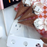 Waffle cone holder stand