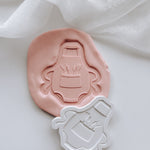 Baby Q BBQ apron onesie stamp and cutter