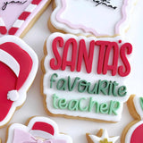 Santa’s favourite teacher debosser and cutter