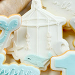 Mini whale Star & moon baby mobile stamp and cutter