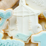 Mini whale Star & moon baby mobile stamp and cutter