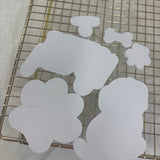 Odd Bunch- paw print, puppy, lets pawty! & pup minis