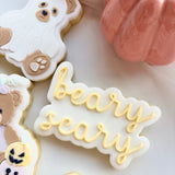 Beary scary stamp and cutter