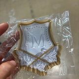 SALE “M” - Duck themed plaque with initial stamp and cutter