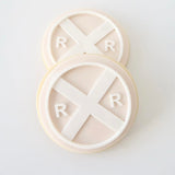 RR train sign stamp and cutter