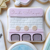 Coconut beach bar personalised stamp and cutter