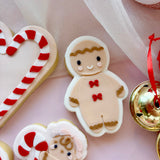 Cute gingerbread debosser stamp and cutter