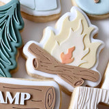 Cute campfire stamp and cutter