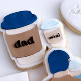 Take-Away Coffee Cups - Dad & Mini Debosser Stamp and Cutter
