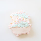 Bubble bath stamp and cutter