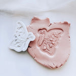 Side profile Wildflower embellished butterfly debosser and cutter