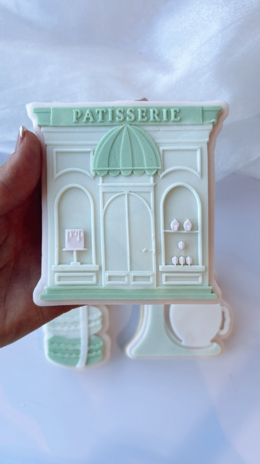 French Patisserie debosser and cutter