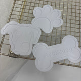 Odd Bunch- puppy, paw print & wackadoo bone