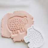 Green sheep stamp and cutter