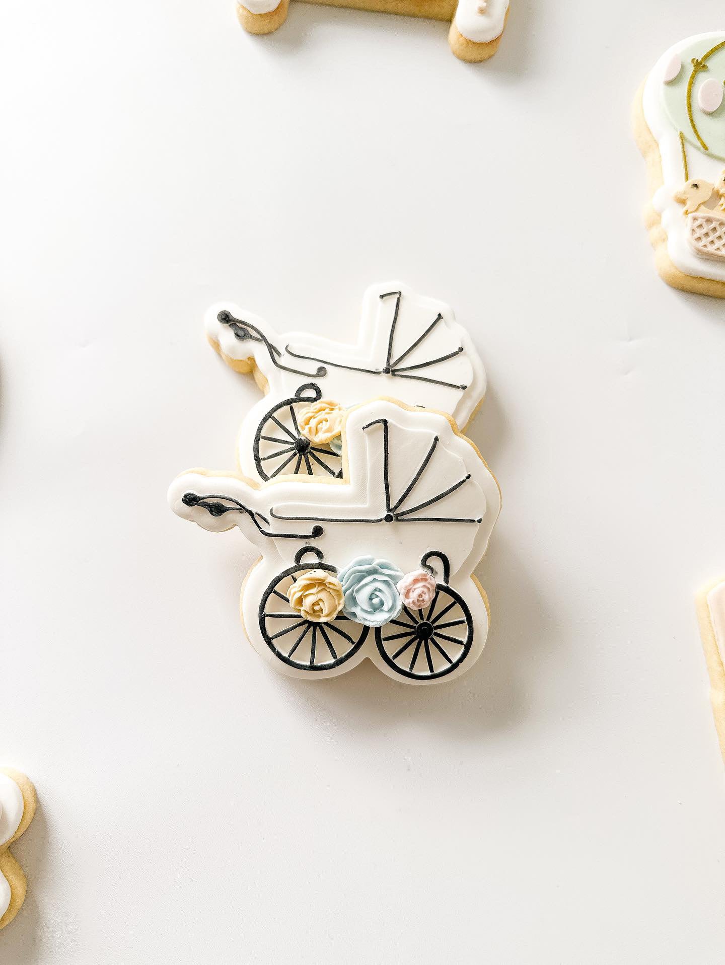 Sweet stroller stamp and cutter