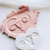 Ovaries in heart stamp and cutter