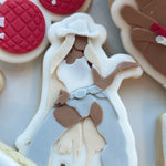 Queen B in Chaps Cowboy Carter Stamp and Cutter