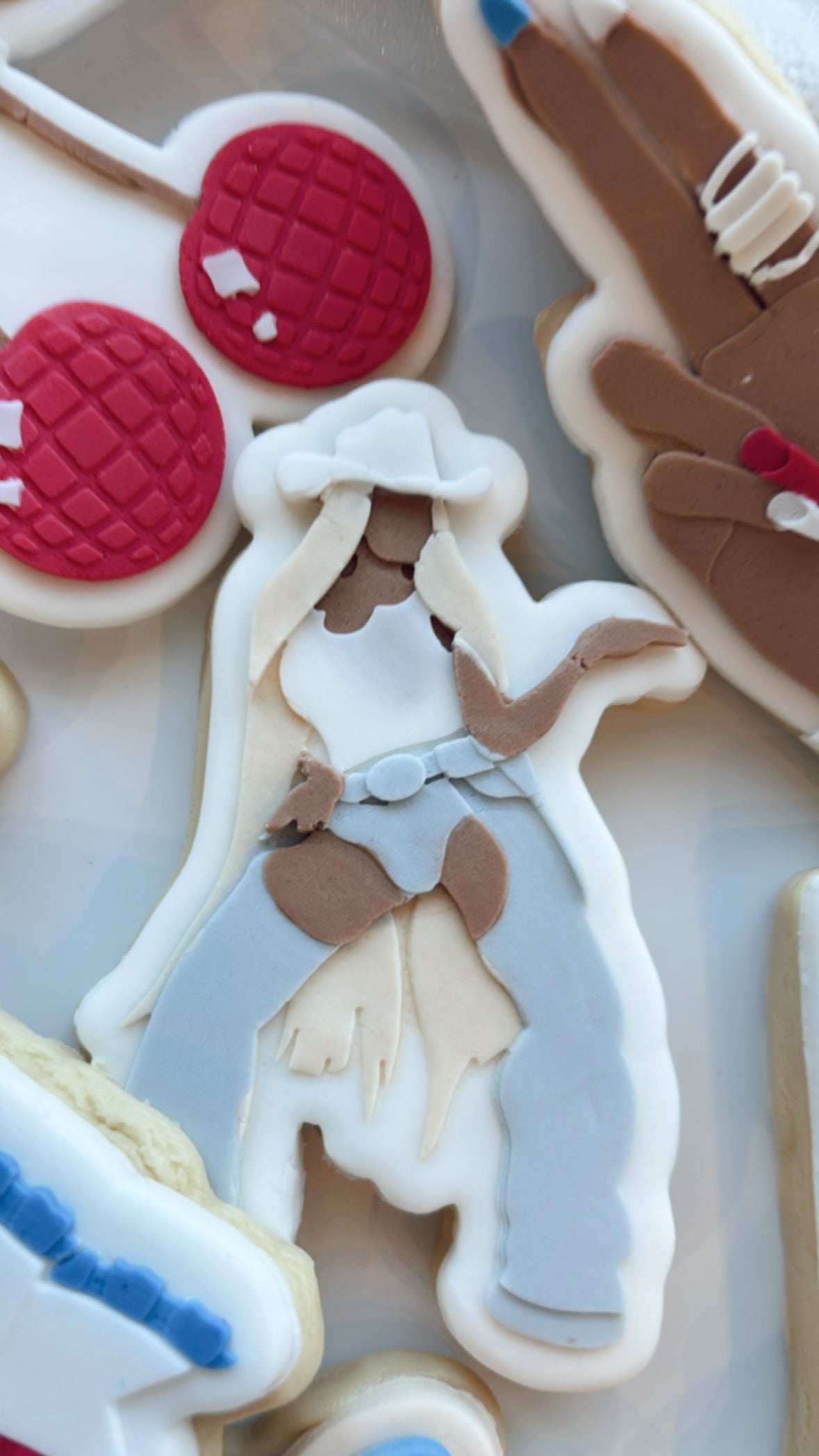 Queen B in Chaps Cowboy Carter Stamp and Cutter