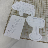 Odd Bunch- cheers on rectangle, final fiesta & wavy glass