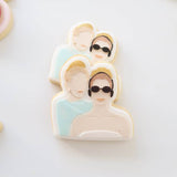 Princess & Grandmother silhouette stamp and cutter