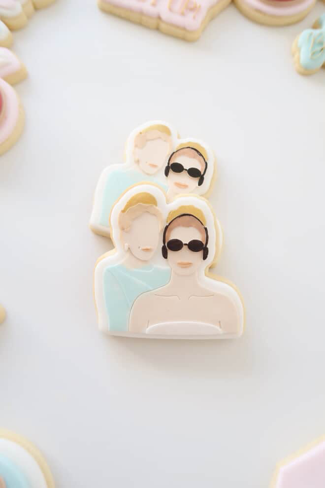 Princess & Grandmother silhouette stamp and cutter