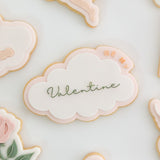 Be my valentine on cloud stamp and cutter