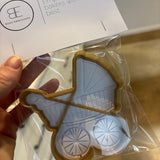 SALE rattan pram stamp and cutter