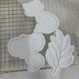 Odd Bunch- koala, fox & leaves