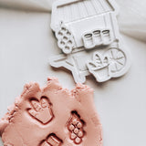 Mini set of 3 cans, bread sticks & tomato vines stamp and cutter