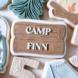 Camp ____ personalised sign stamp and cutter